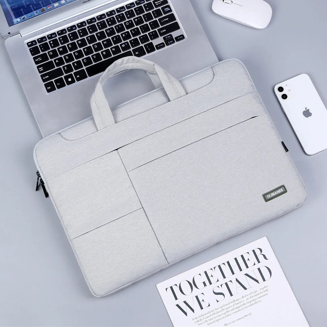 15.6-inch waterproof Oxford cloth laptop bag in six colour options with wear-resistant lining
