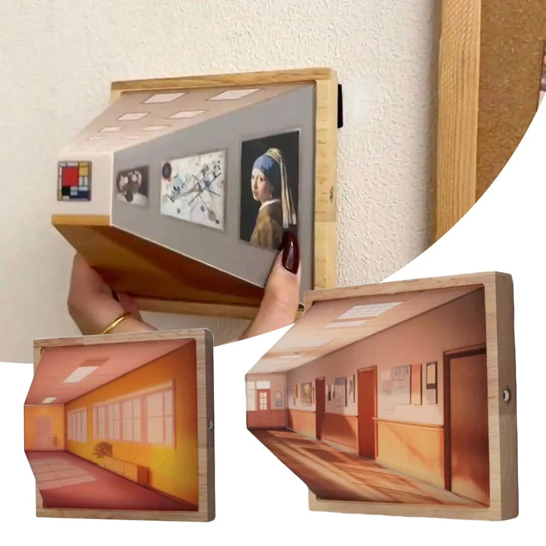 3D Illusion LED Night Light with hand-painted illustrations, perfect for home decor or as a unique gift.