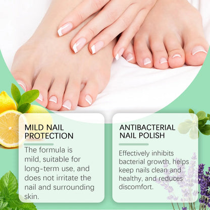 30ml bottle of nail nursing solution for gentle daily cleaning and maintenance