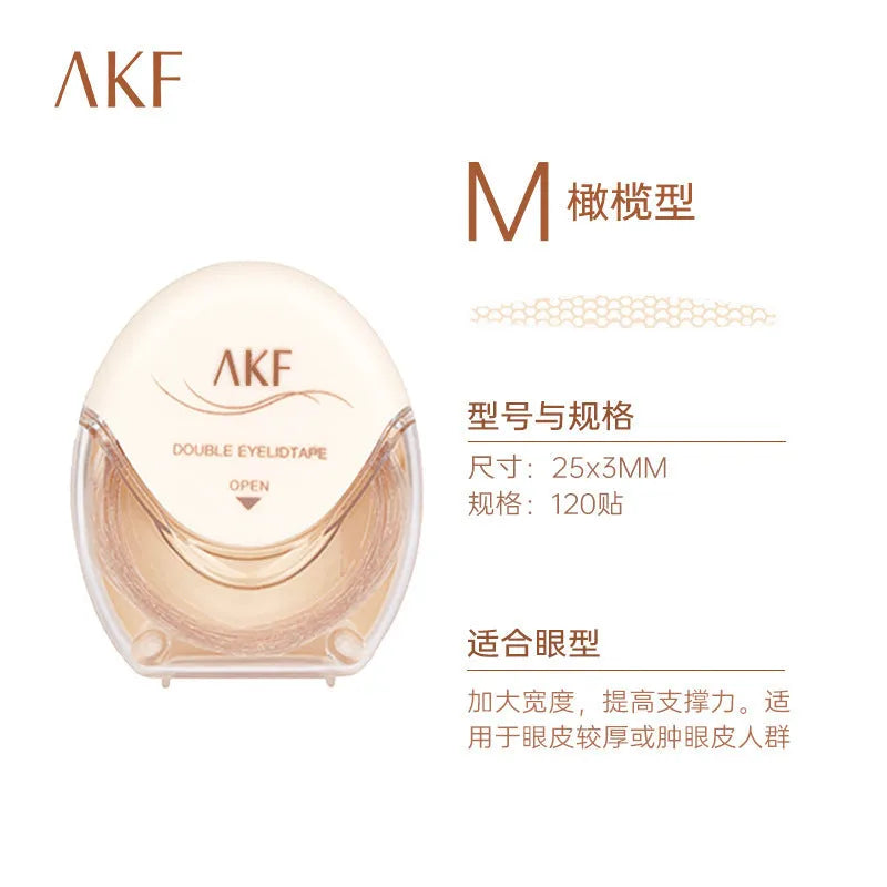 Double eyelid stickers roll with transparent lace adhesive patches for creating natural eyelid creases