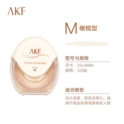 Double eyelid stickers roll with transparent lace adhesive patches for creating natural eyelid creases