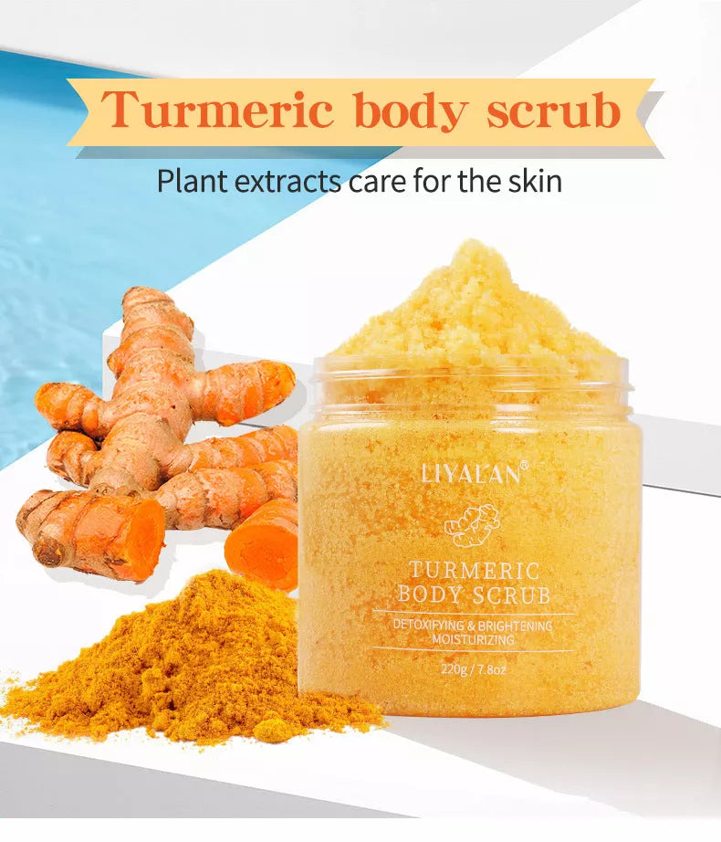 Turmeric Facial Scrub 220g for softening cutin and brightening skin