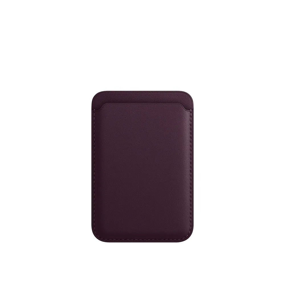 PU leather magnetic wallet case for mobile phone with card holder in various colours.