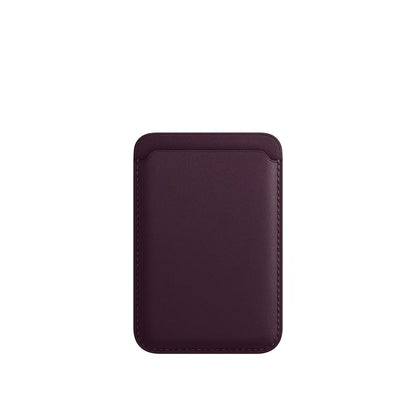 PU leather magnetic wallet case for mobile phone with card holder in various colours.