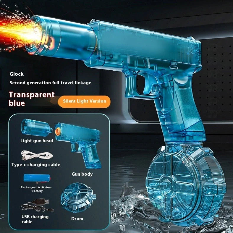 Ice Mouse electric water gun toy with 500ml water tank and high-speed firing system