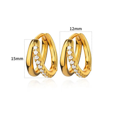 Women's irregular geometric butterfly earrings in copper with diamond treatment, showing heart-shaped and star designs in various colours