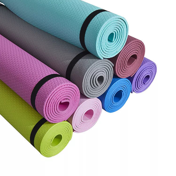 Moisture-proof thickened EVA yoga mat in various colors and thicknesses