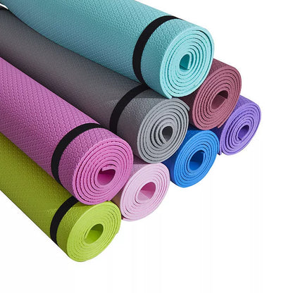 Moisture-proof thickened EVA yoga mat in various colors and thicknesses