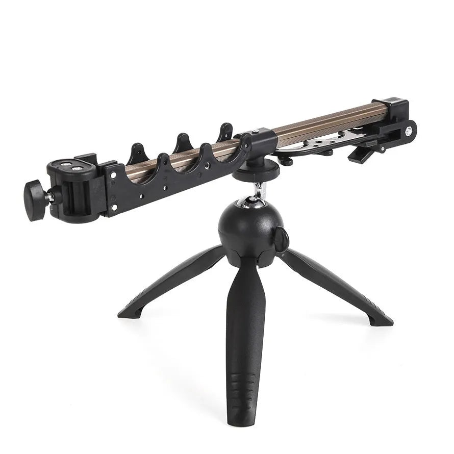 Aluminium alloy ice fishing triangle rod holder bracket with tripod legs for small fishing rods