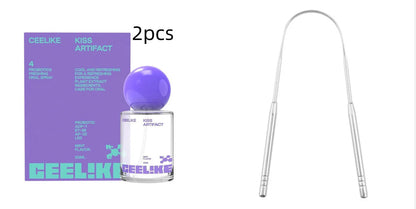 Probiotics long-lasting cleaning oral care spray bottle, 20ml capacity, with spray nozzle.