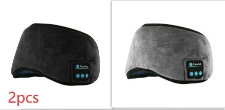 Wireless Bluetooth 5.0 Sleep Headphones with Plush Sleep Mask and Music Player