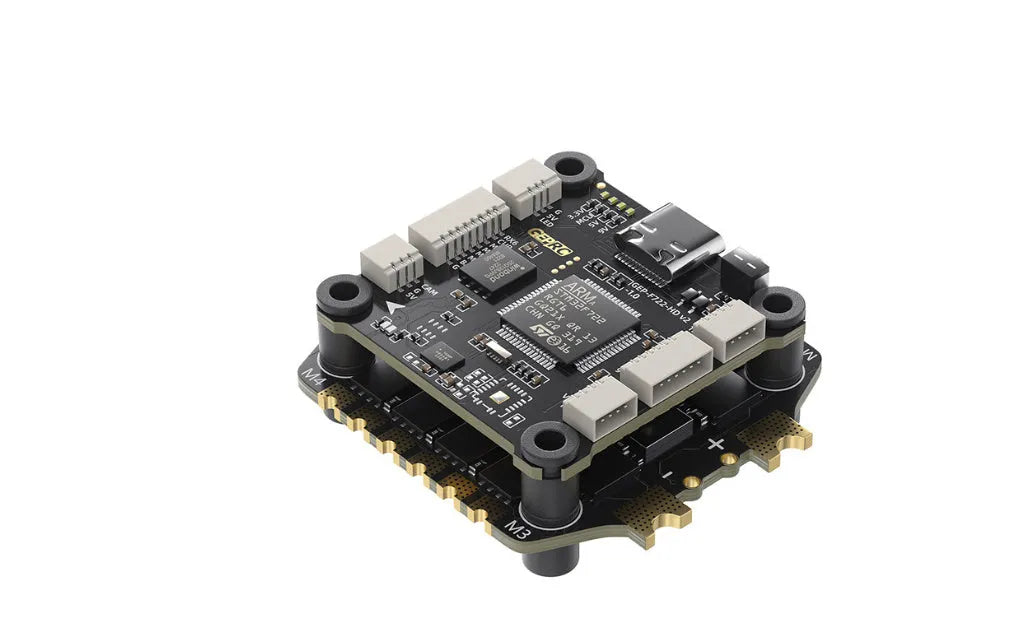 TAKER F722 BLS 60A V2 flying tower stack with flight control board, electric control board, XT60 power cord and M3 screws