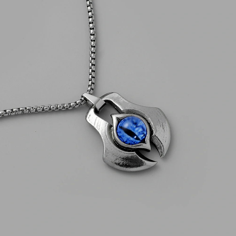 Elegant stainless steel clavicle chain with unique, irregular design inspired by European fashion