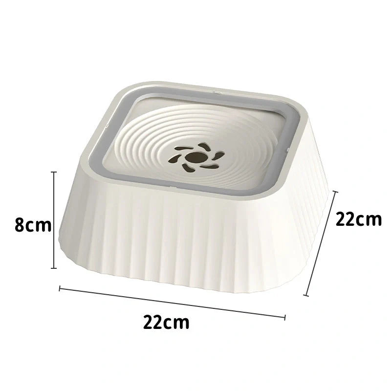 Floating Pet Water Bowl with no splash design for dogs and cats
