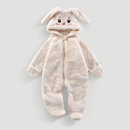 Children's thermal jumpsuit pyjamas in dark khaki colour with height options from 59cm to 80cm