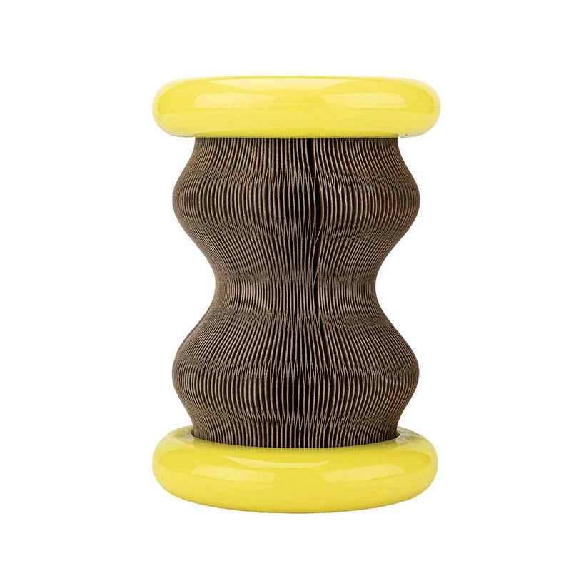 Magic Organ Corrugated Paper Wheel Cat Scratching Board in Fantastic Cat Scratch Wheel color