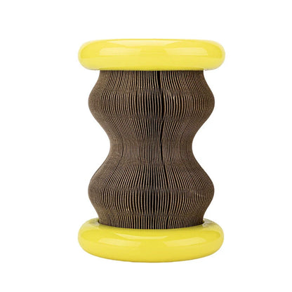 Magic Organ Corrugated Paper Wheel Cat Scratching Board in Fantastic Cat Scratch Wheel color