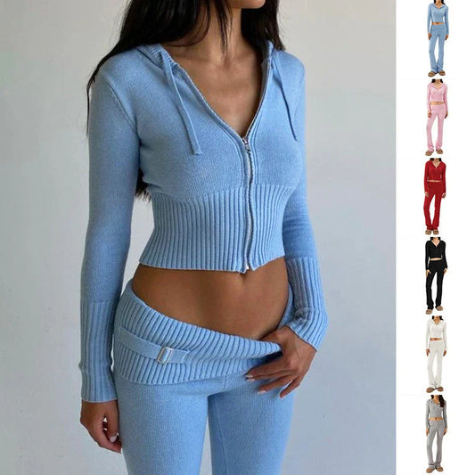 A stylish and comfortable hoodie suit set featuring a variety of color options, perfect for everyday wear.