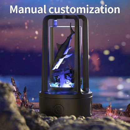 Versatile 2-in-1 Crystal Light Speaker with Bluetooth connectivity and a mesmerizing light display