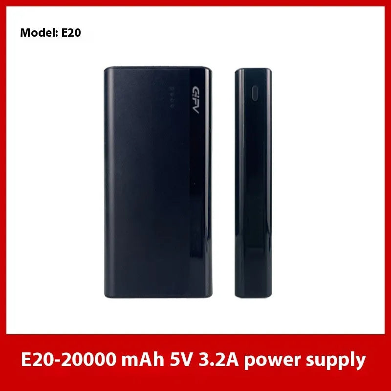 Power bank for heated clothing and mobile phones, 5000mAh to 20000mAh, 5V 7.4V 12V options, overcharge protection