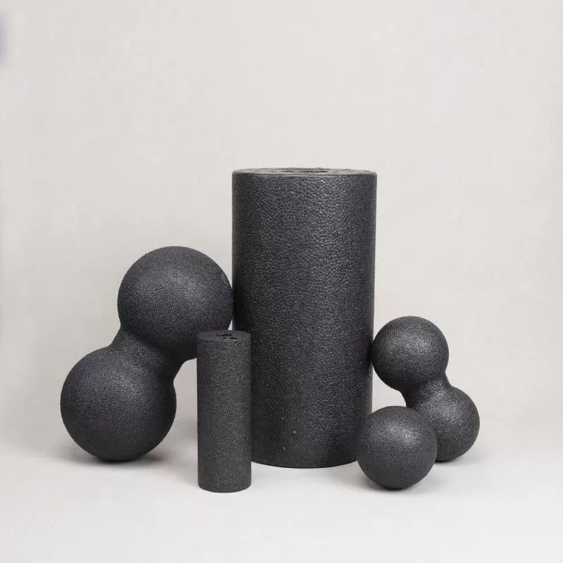 5-piece EPP hollow yoga foam roller set for fitness and massage