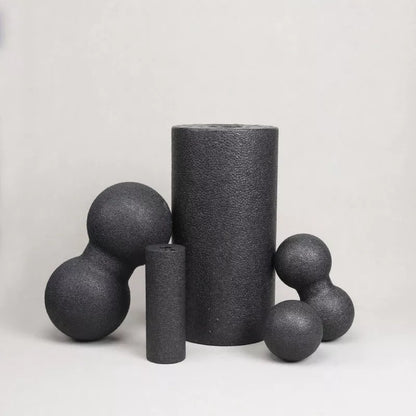 5-piece EPP hollow yoga foam roller set for fitness and massage