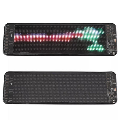 Programmable Car LED Sign with customizable full-color display and smart APP control