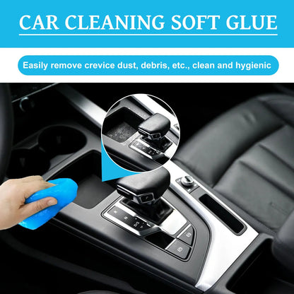 70g car interior cleaning soft gel adhesive for dust removal from vents and crevices.
