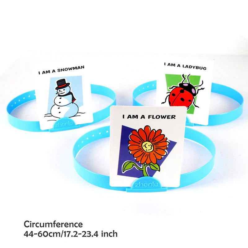 Interactive guessing board game with cards and pieces, perfect for family fun and engaging entertainment