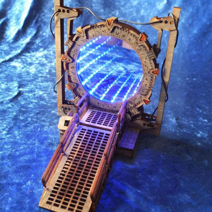 DIY Galaxy Bookends - Wooden Book Display Stand with Cosmic Design