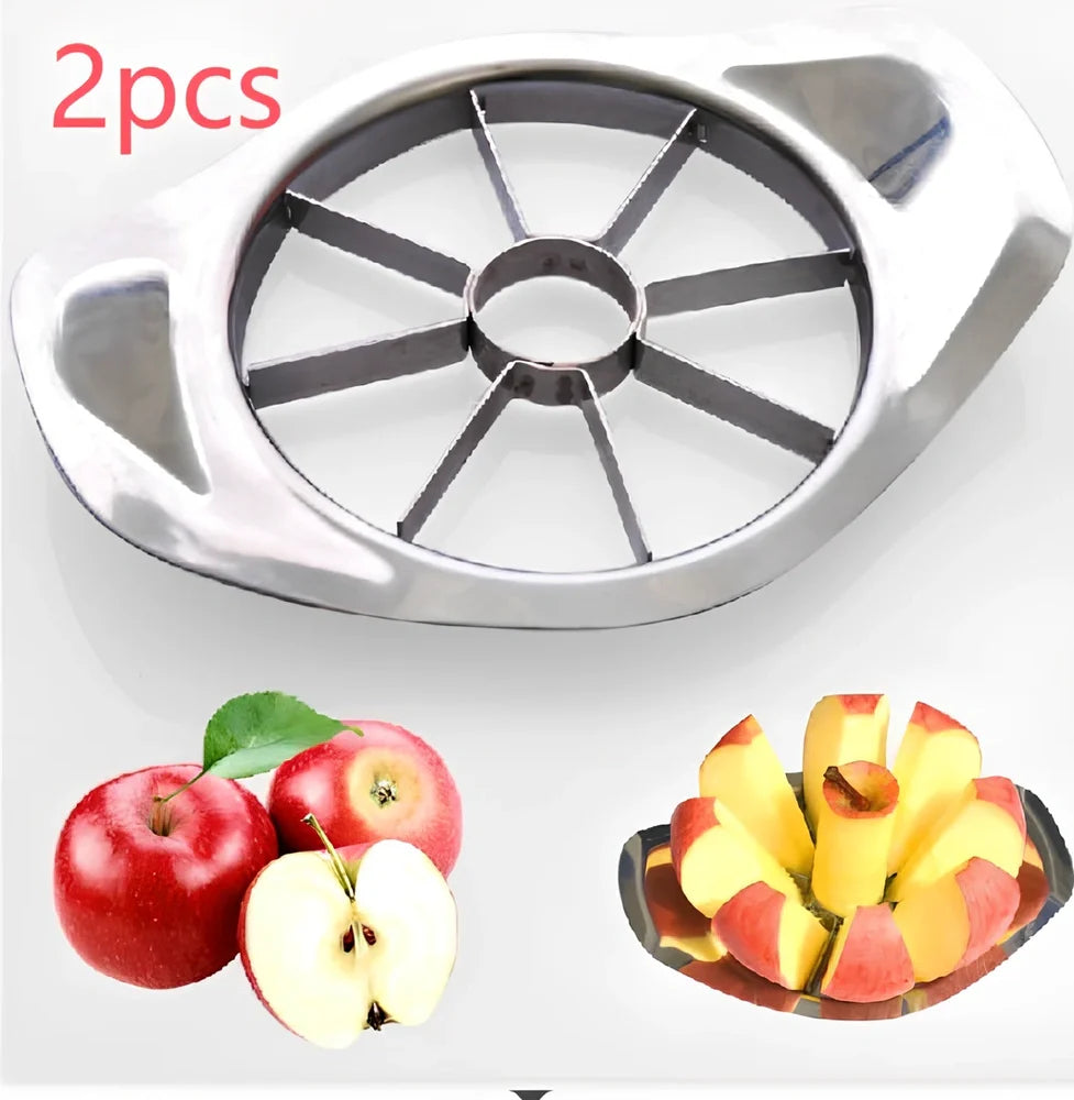 Stainless steel kitchen slicer cutter with 9cm diameter blade for vegetables and fruits