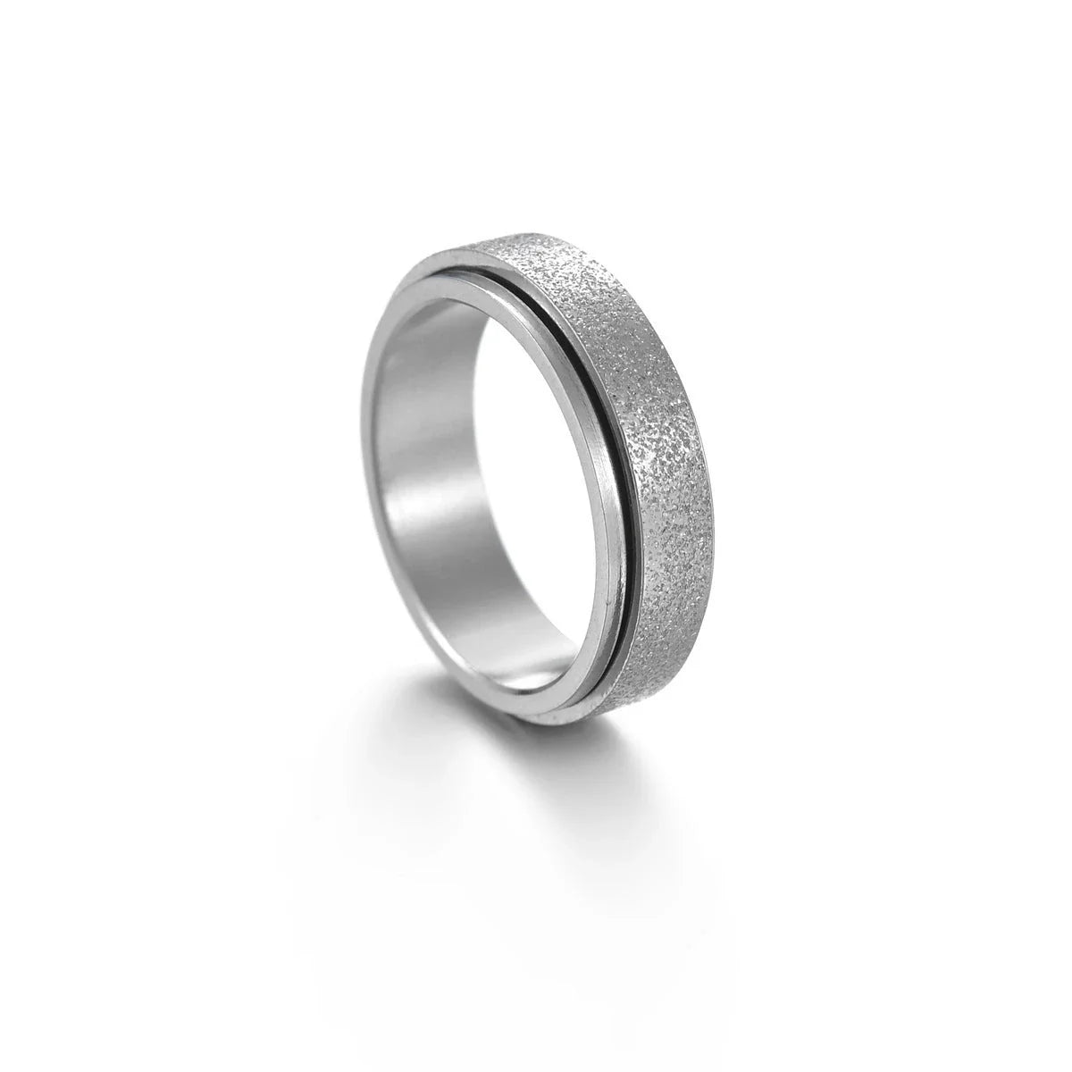Titanium steel ring with captivating star and moon designs, available in various styles and sizes