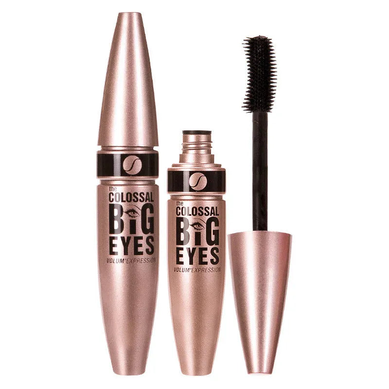 Black sweatproof waterproof long curling mascara, 12ml, smudge-proof shaping formula