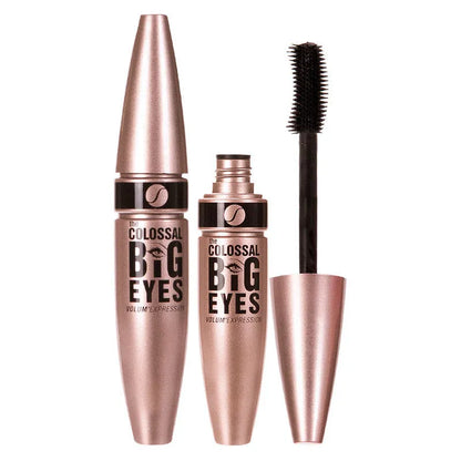 Black sweatproof waterproof long curling mascara, 12ml, smudge-proof shaping formula