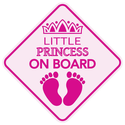 Baby On Board reflective car sticker B033 with PET material in multiple baby-themed designs