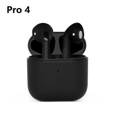 Stereo Binaural Sports Pro4 Wireless Bluetooth-compatible Headset in Pro4 Black or Pro4 White colour with in-ear sports design