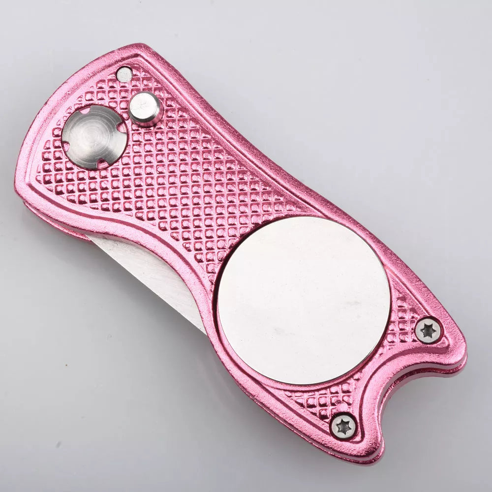 Golf Lawn Repair Fork with aluminum handle and zinc alloy fork in various colors