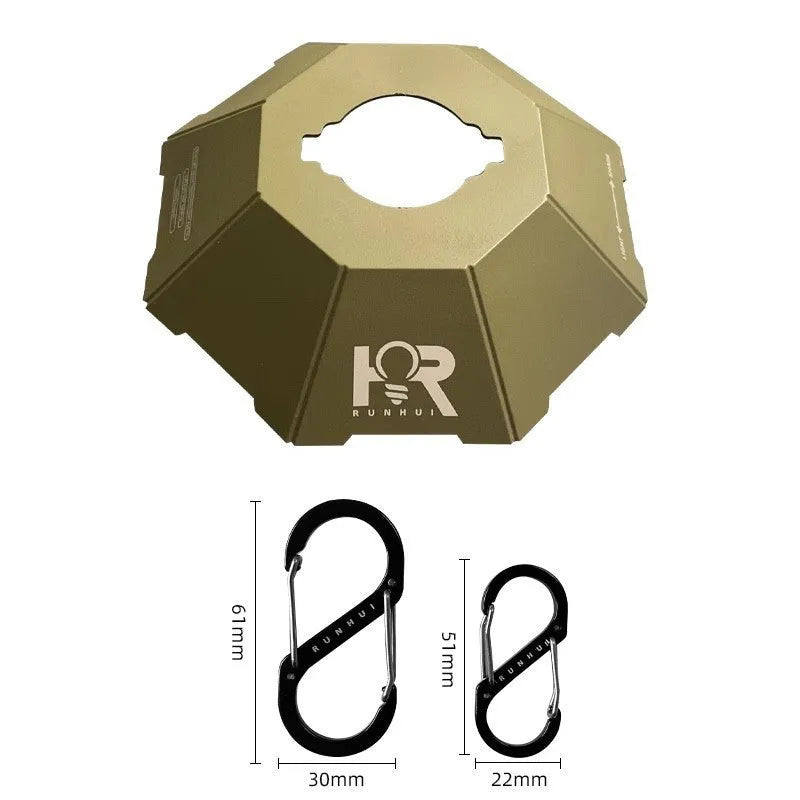 RHX tactical camping lantern ambience light in black, red, khaki, or white with three-piece set options