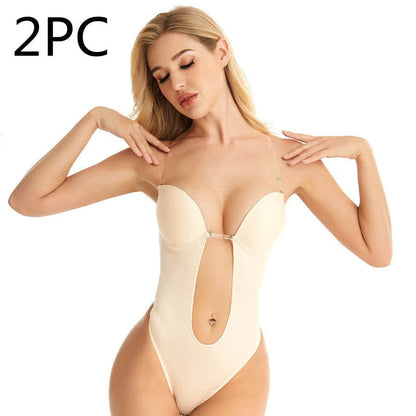 Seamless one-piece tube top bra in black, skin color, and white for ultimate comfort and style