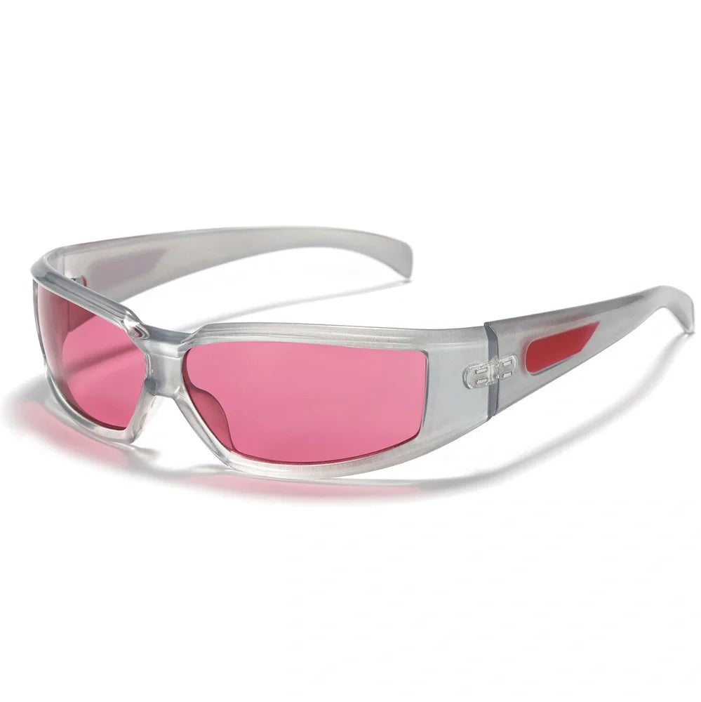 Oval frame sunglasses with UV400 protection in retro colours