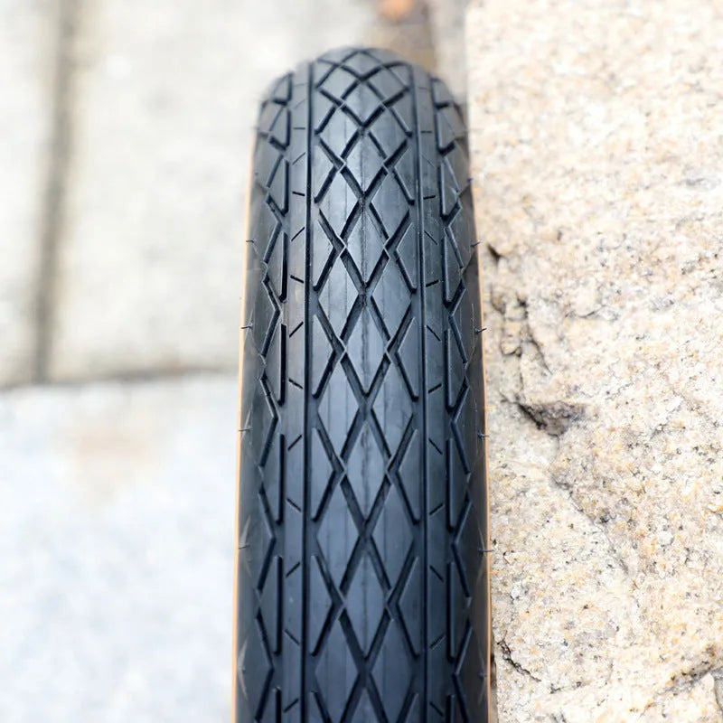Brown rubber tyre for snowmobile and electric beach car, size 20x4.0 inches.