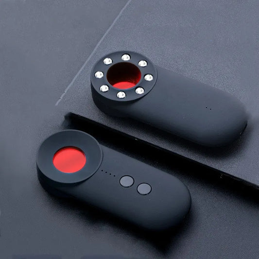 Black anti-car GPS detector measuring 93.8mm with signal detection up to 3 metres for locating surveillance devices