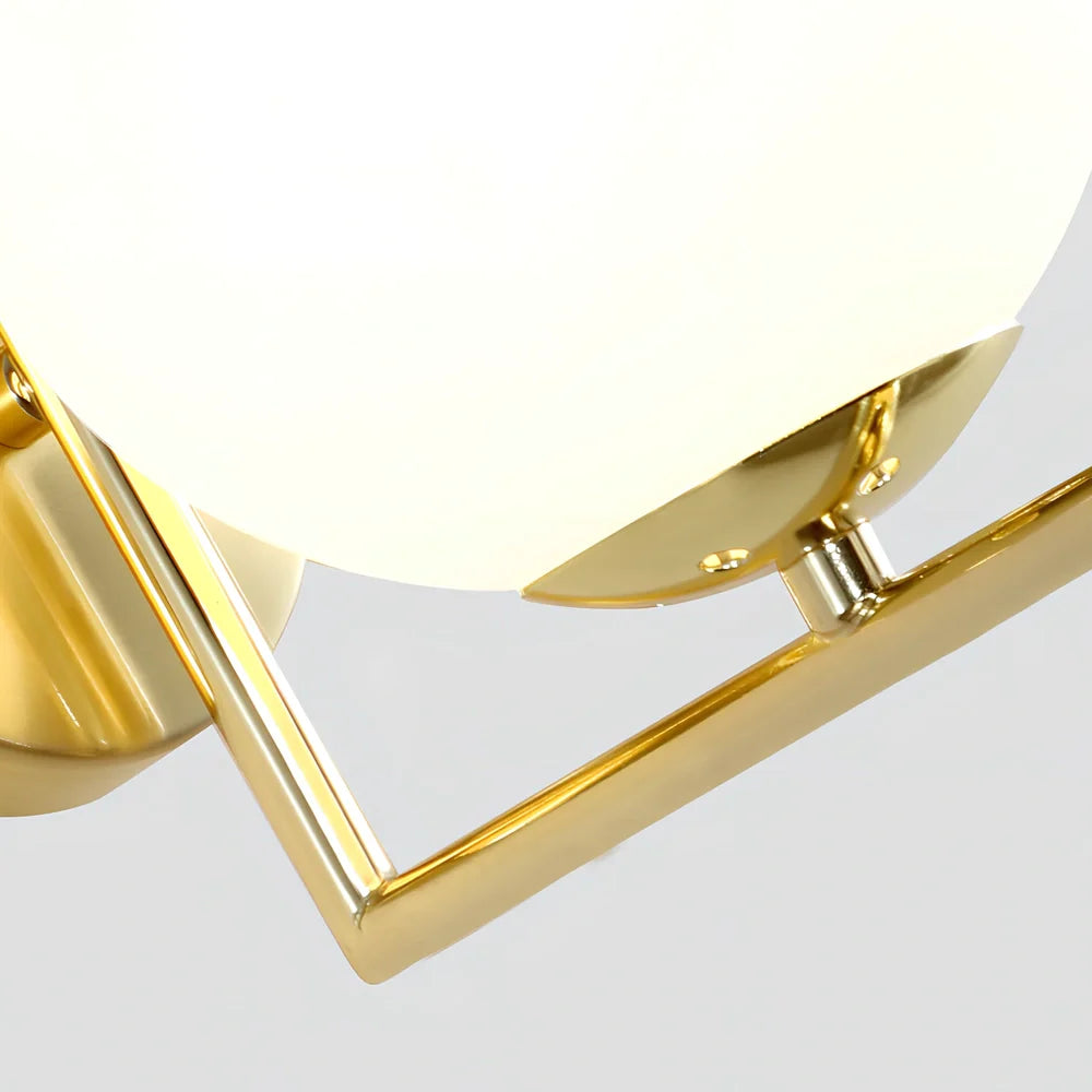 Round petal-shaped glass wall lamp with remote control, 15cm diameter by 18cm height