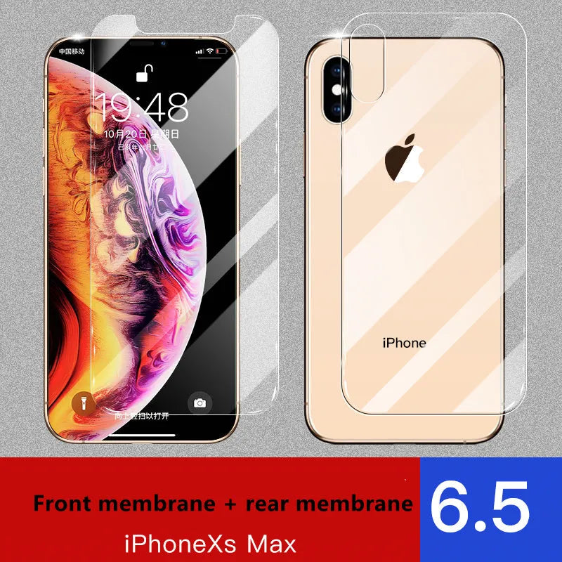 Tempered glass screen protector for iPhone 11 Pro Max with 10D explosion-proof and anti-fingerprint features