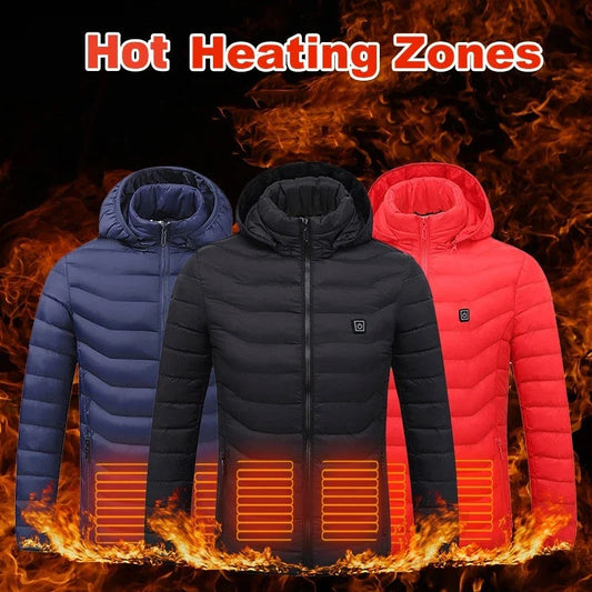Versatile heated jacket with USB charging for customizable warmth and cozy comfort in any weather
