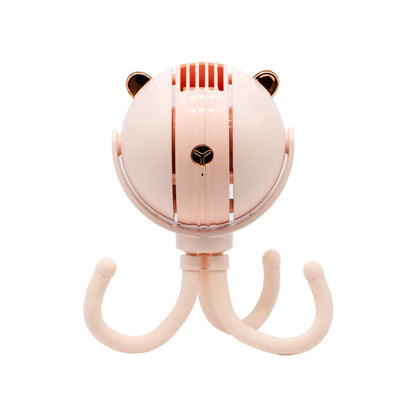 A compact, whisper-quiet USB desktop fan with a sleek, space-saving design for use in dorms, offices, and other small workspaces