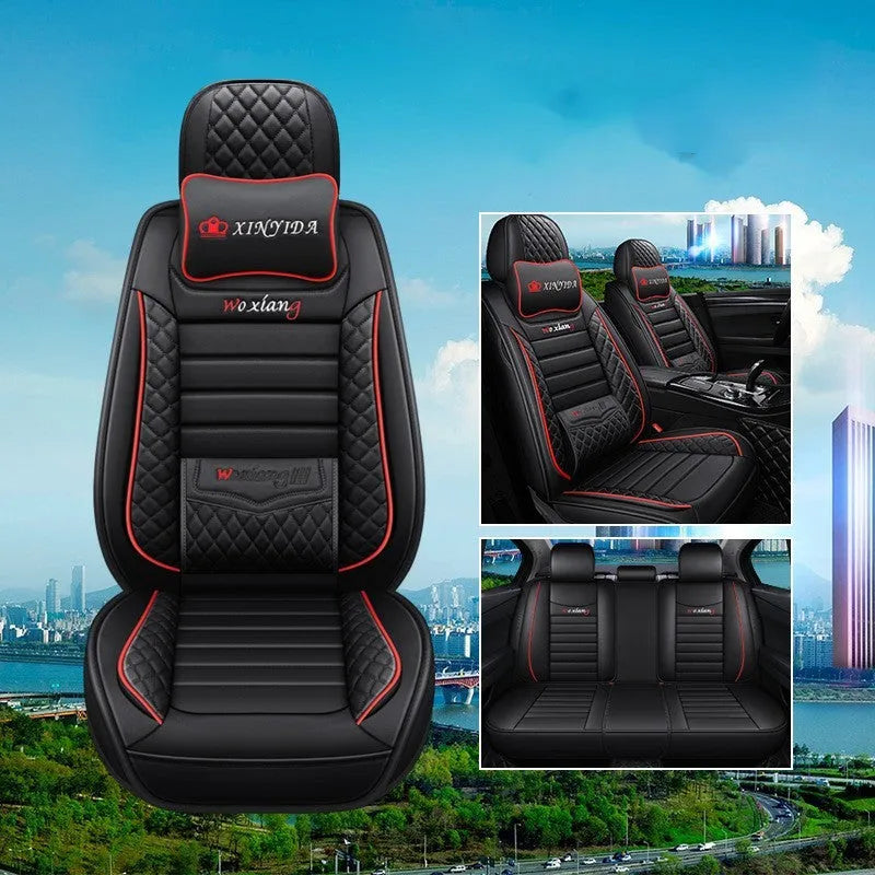 Five Four Seasons seat cushion with leather exterior and high elastic sponge filler, dimensions 65x55x25cm