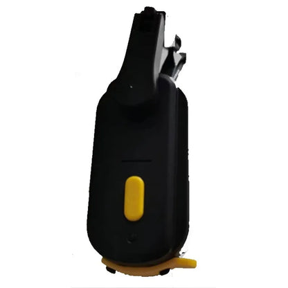 Black plastic motorcycle helmet wiper with 65mm blade and 800mA motor for visor clearing