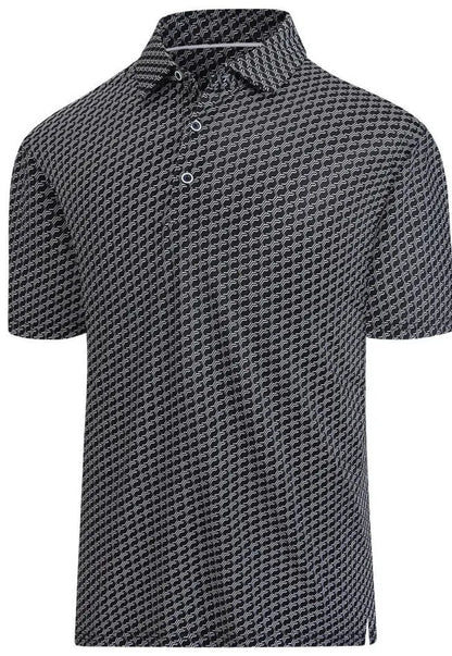 Men's 3D printed short sleeve T-shirt in Japanese retro style with zipper decoration on front.