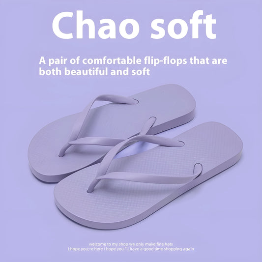 Foldable casual slippers with hollow-out plastic upper and non-slip PVC soles in black colour